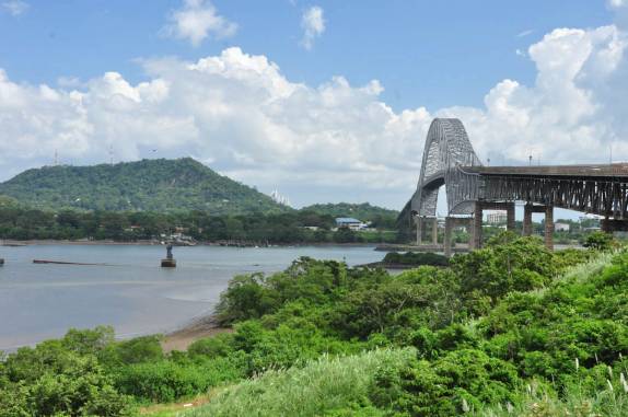 A famosa Ponte das Américas, sobre o Canal do Panamá